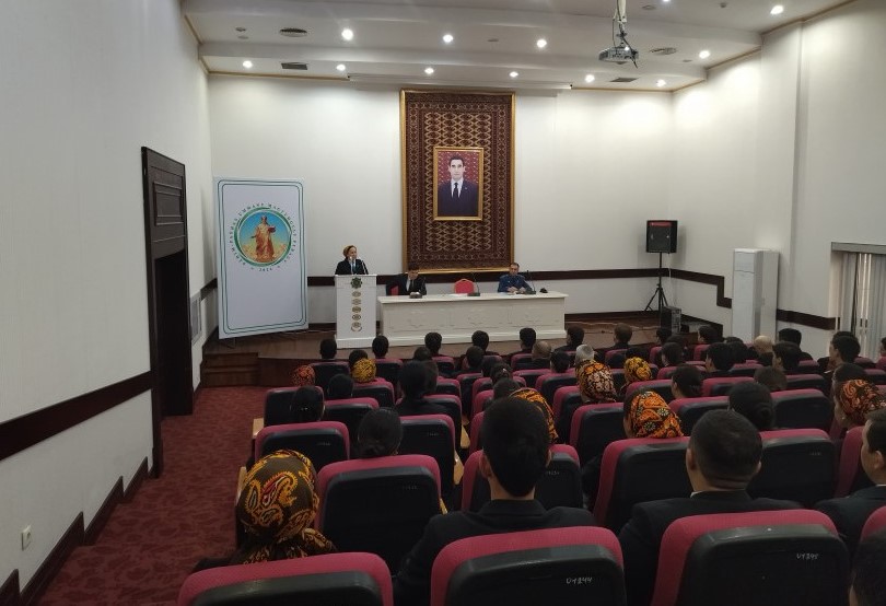 The Agency «Turkmendenizderyayollary» conducted event on compliance with the rules of behavior in public places
