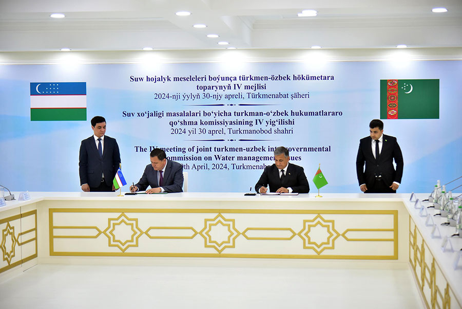Заседание Туркмено-узбекской межправительственной комиссии