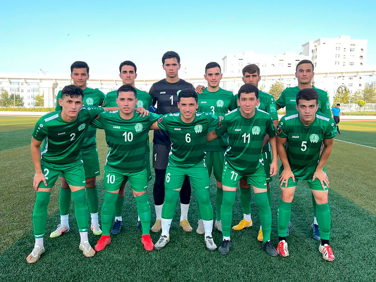 Молодёжная сборная Туркменистана по футболу стартует в отборочном турнире Кубка Азии-2022