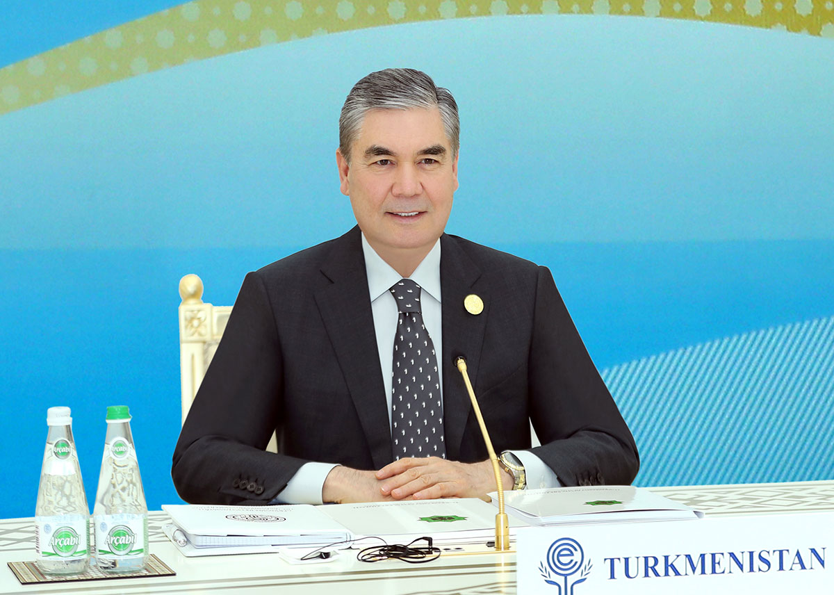 Türkmenistanyň Prezidenti Gurbanguly Berdimuhamedowyň Ykdysady Hyzmatdaşlyk Guramasynyň 15-nji sammitindäki çykyşy