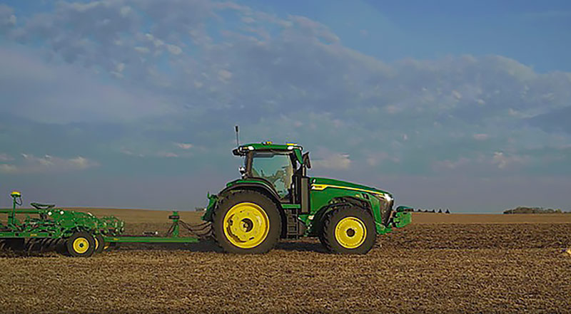 John Deere unveils latest mass-produced unmanned tractor