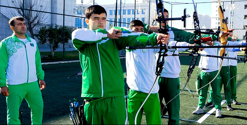 Türkmenistanda ýaýçylyk sporty barada film surata düşürildi