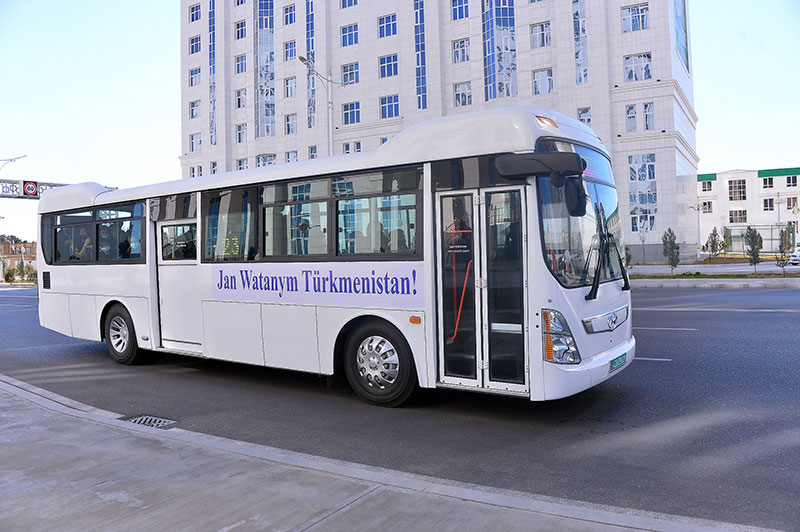 Capital buses are decorated in honor of the Halk Maslahaty