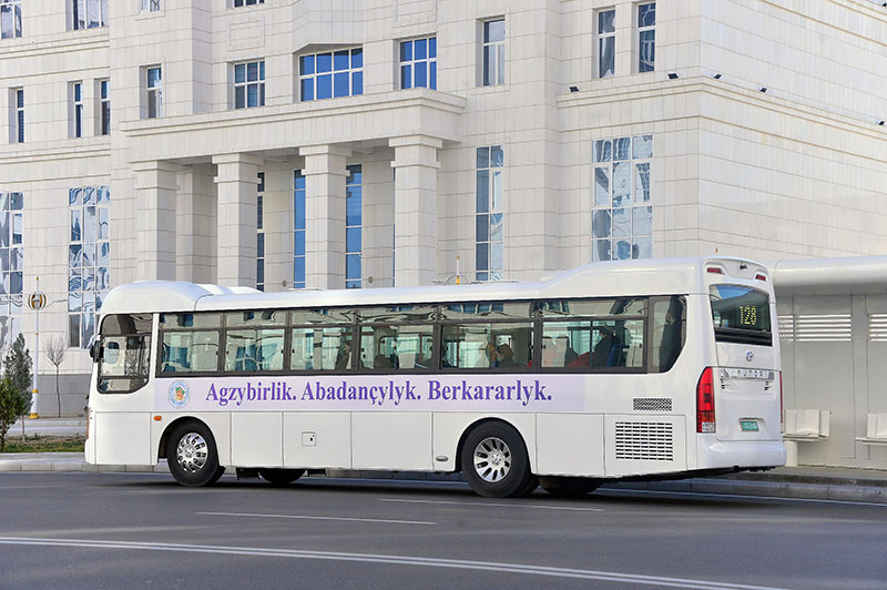 Capital buses are decorated in honor of the Halk Maslahaty