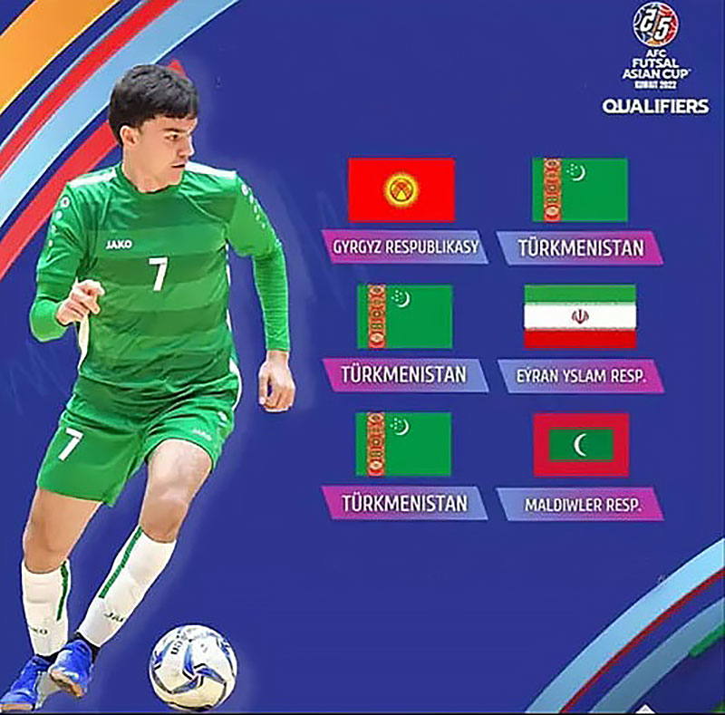 Сборная Туркменистана по футзалу начала подготовку к отборочному турниру Кубка Азии-2022