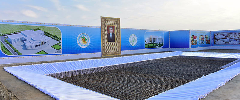 Solemn laying of the cultural center «Dokmaçylar»