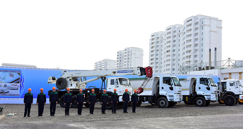 Solemn laying of the cultural center «Dokmaçylar»