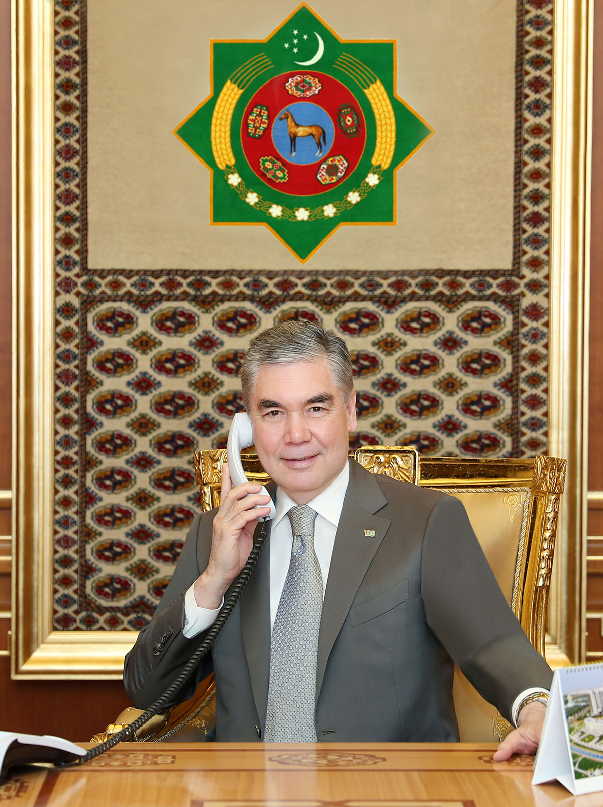 Türkmenistanyň Prezidentiniň we “Türkmenistan — ABŞ” işewürlik geňeşiniň ýolbaşçysynyň telefon arkaly söhbetdeşligi