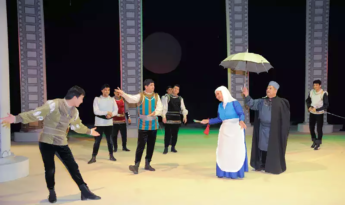«Romeo we Julýetta» Türkmenistanyň baş teatrynyň sahnasynda