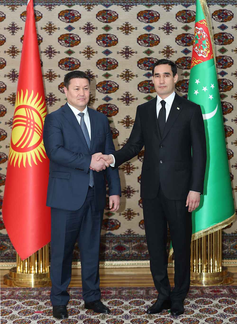 Türkmenistanyň Prezidenti Gyrgyz Respublikasynyň Žogorku Keneşiniň Başlygyny kabul etdi