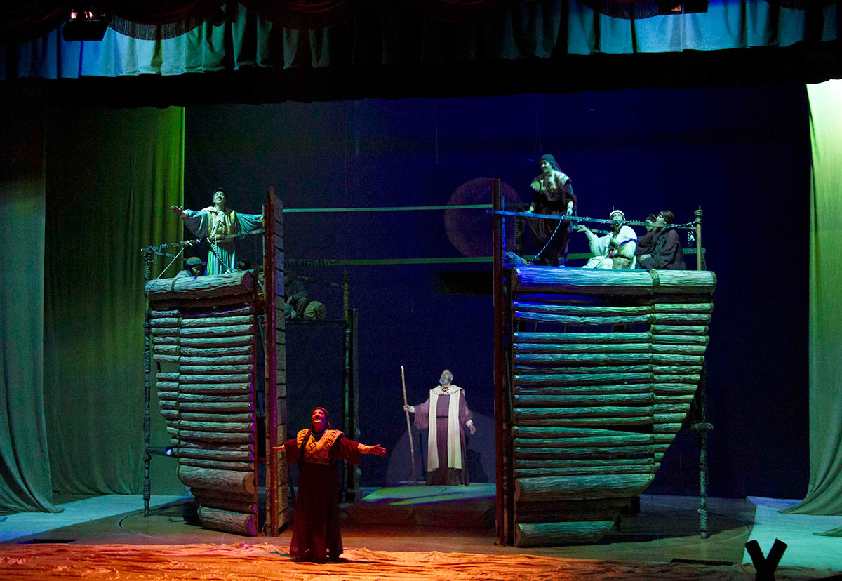 The legend of Noah's Ark has been staged