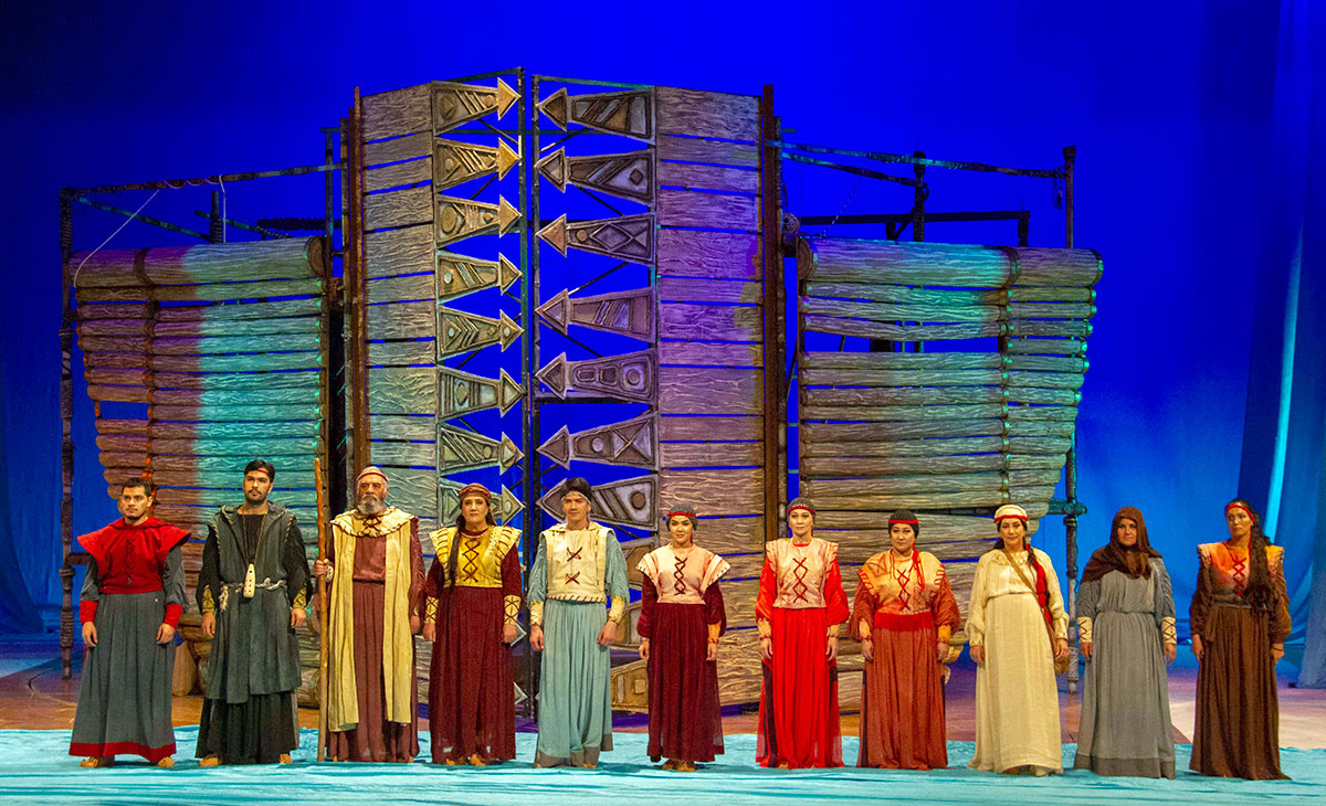 The legend of Noah's Ark has been staged
