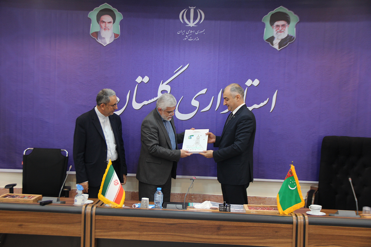 Heads of diplomatic offices of Turkmenistan in Iran visited Golestan province