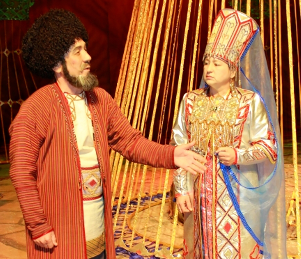 Mary Theater named after Kemine presented a play about Khatamtay