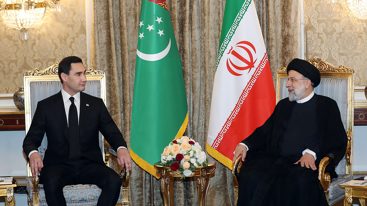The talks between Presidents Serdar Berdimuhamedov and Seyed Ebrahim Raisi
