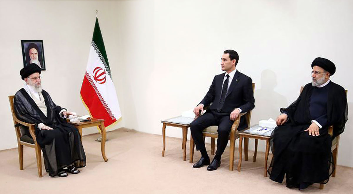 The talks between Presidents Serdar Berdimuhamedov and Seyed Ebrahim Raisi