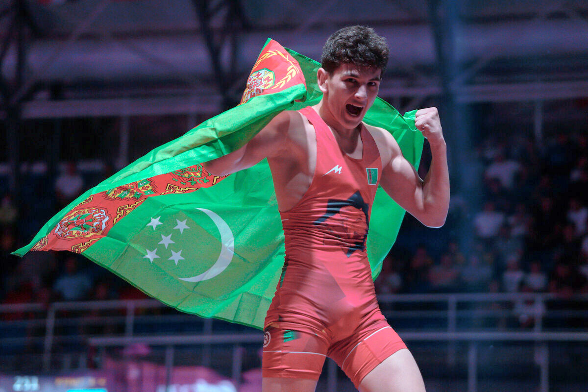Туркменский борец вольного стиля – чемпион Азии среди кадетов!