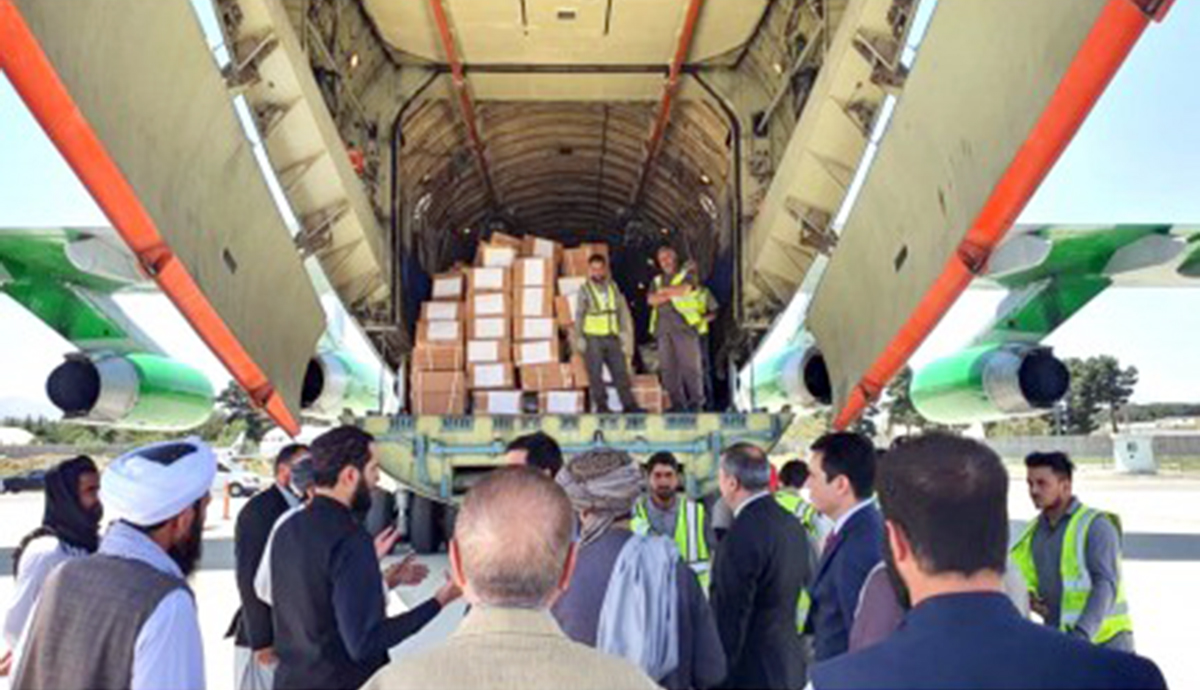 Гуманитарный груз доставлен в Афганистан