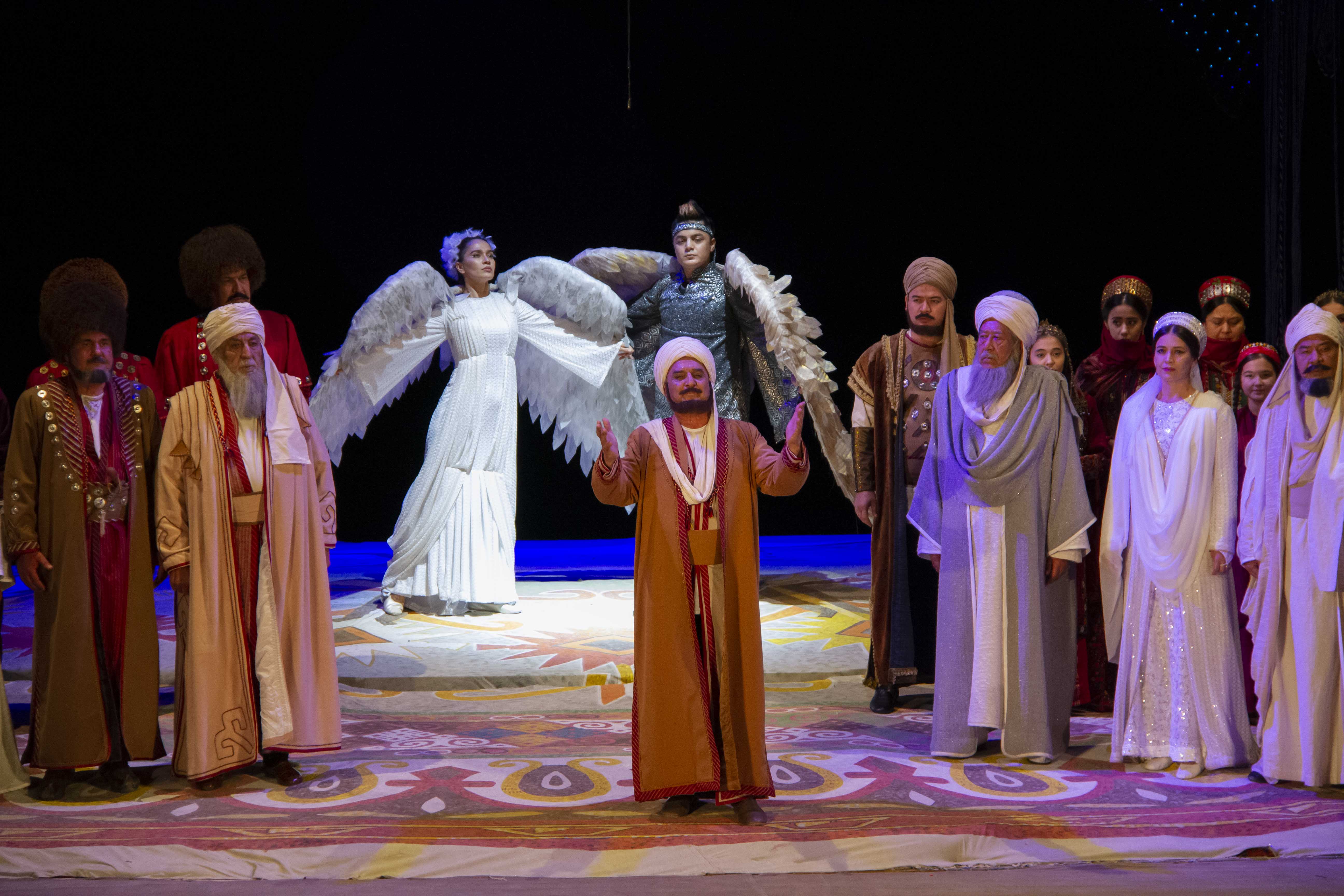 The premiere of the play "Makhtumkuli" took place at the Main Drama Theater