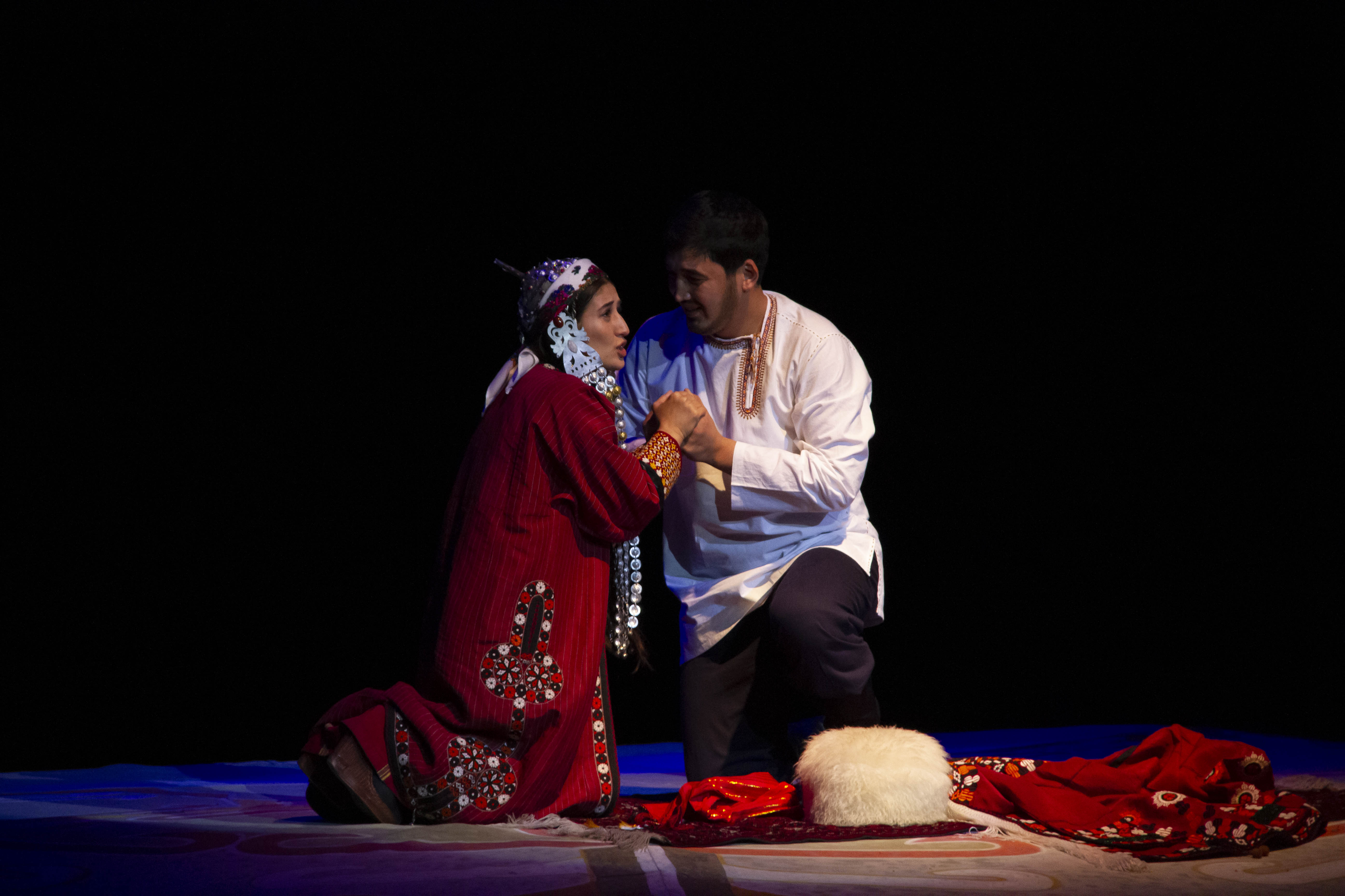 The premiere of the play "Makhtumkuli" took place at the Main Drama Theater