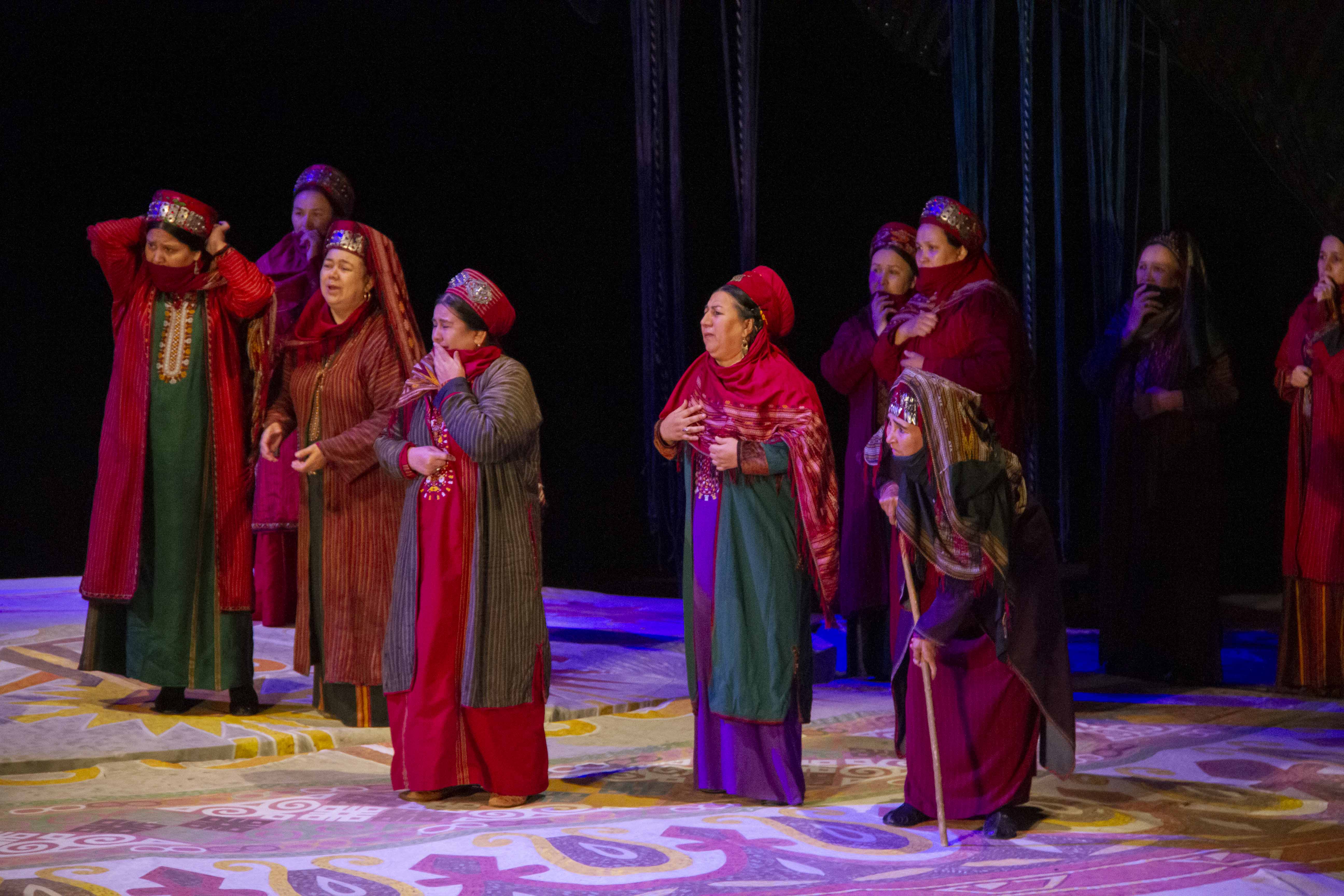 The premiere of the play "Makhtumkuli" took place at the Main Drama Theater