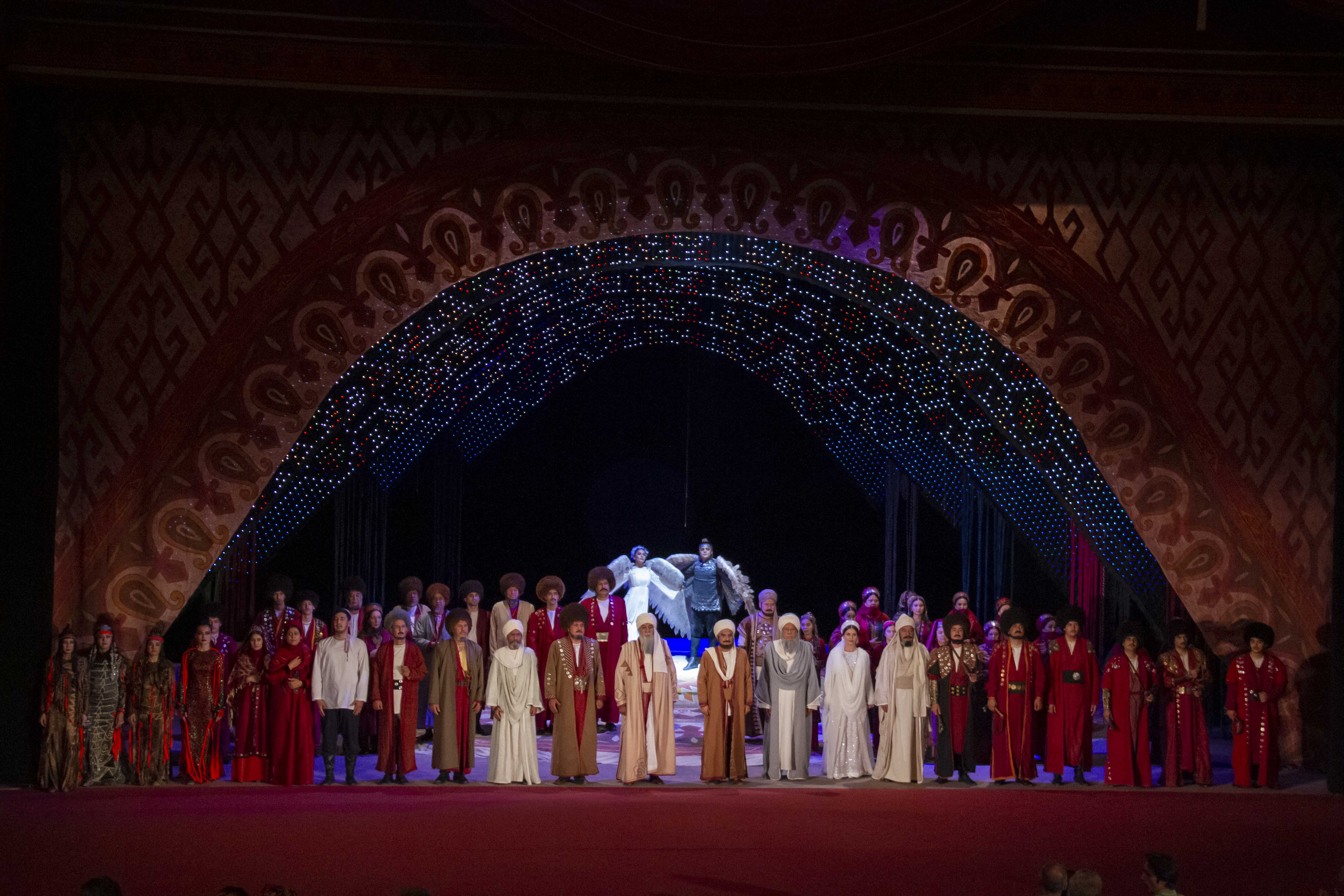 The premiere of the play "Makhtumkuli" took place at the Main Drama Theater