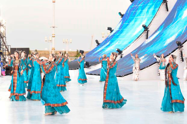 Festive concert in honor of the Arkadag of the Turkmen people