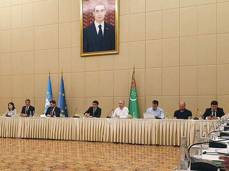 Discussing the implementation of the Trade Facilitation Portal in Turkmenistan