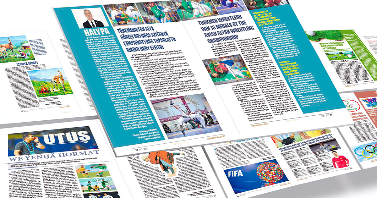 «Türkmenistan Sport» halkara žurnalynyň ikinji sany çap edildi