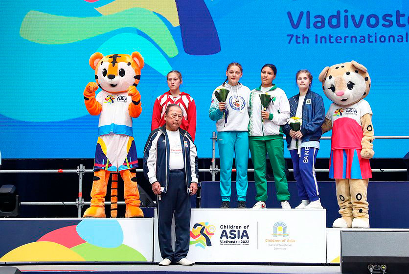 Самбистка из Туркменистана завоевала бронзу на Играх «Дети Азии»