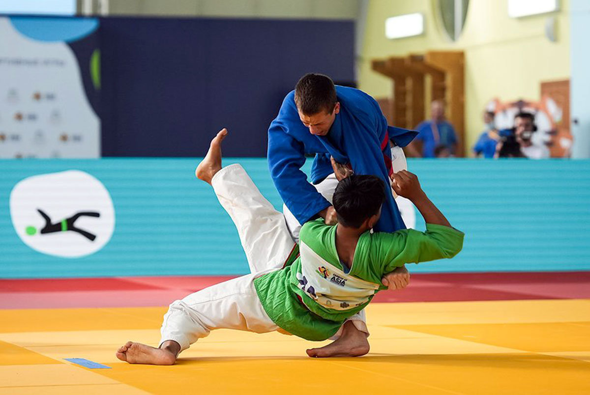 Turkmen athletes win seven medals in kurash wrestling at the Children of Asia Games
