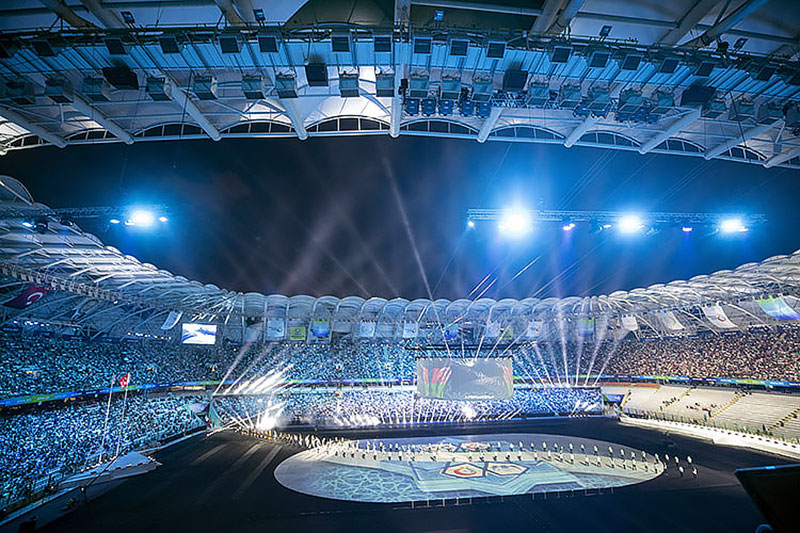 Turkmen athletes took part in the opening ceremony of the 5th Islamic Solidarity Games