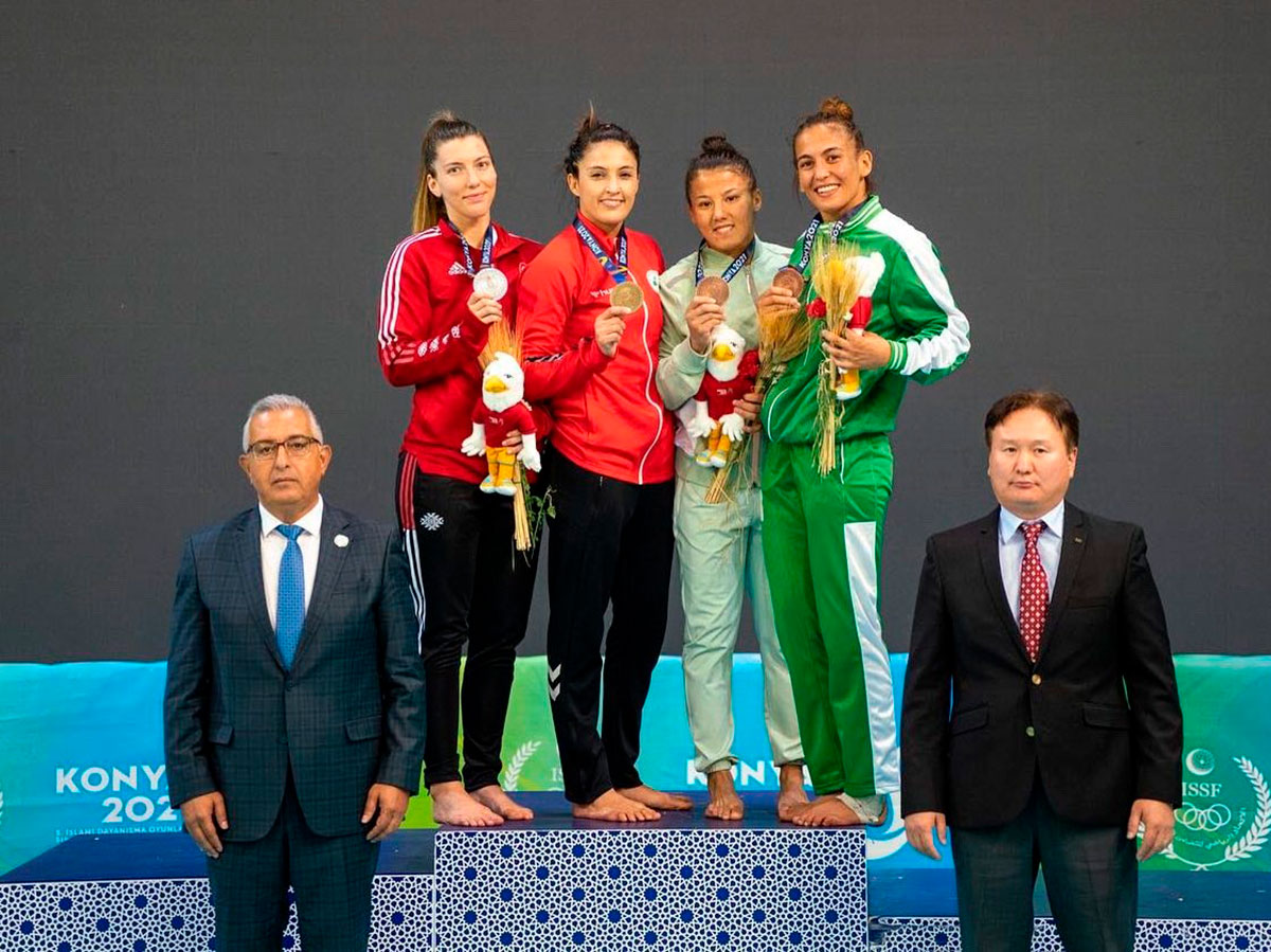 Turkmen judoists win three bronze medals at the V Islamic Solidarity Games