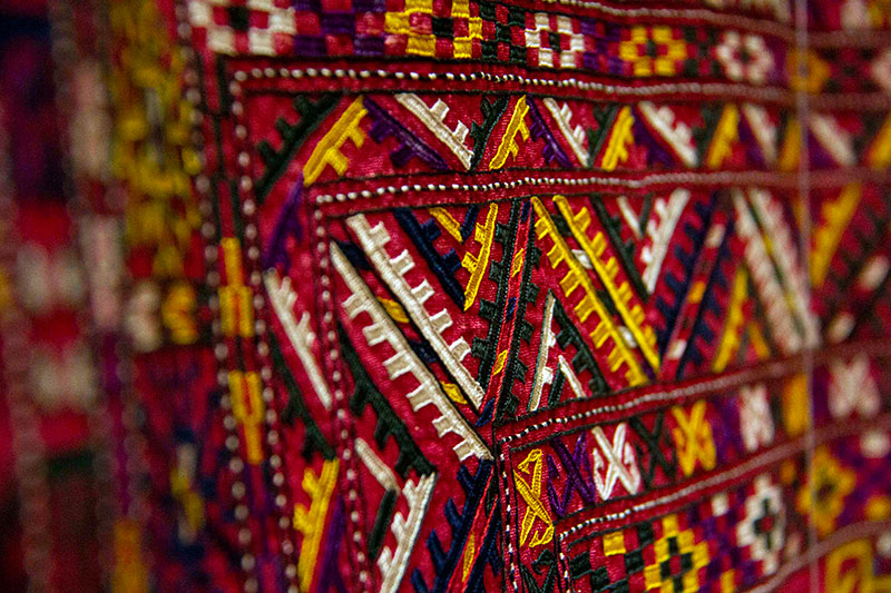 Skillful Turkmen embroidery is the pride of the nation