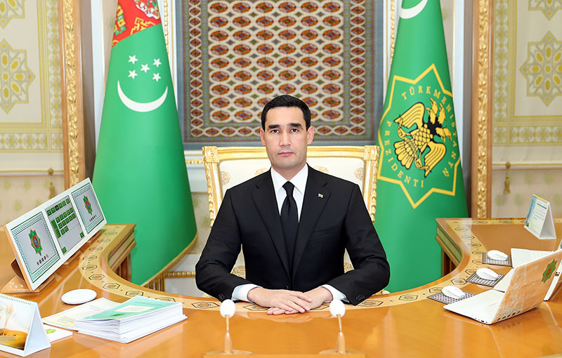 Türkmenistanyň Prezidenti Özbegistan Respublikasynyň wekiliýetiniň agzalaryny kabul etdi