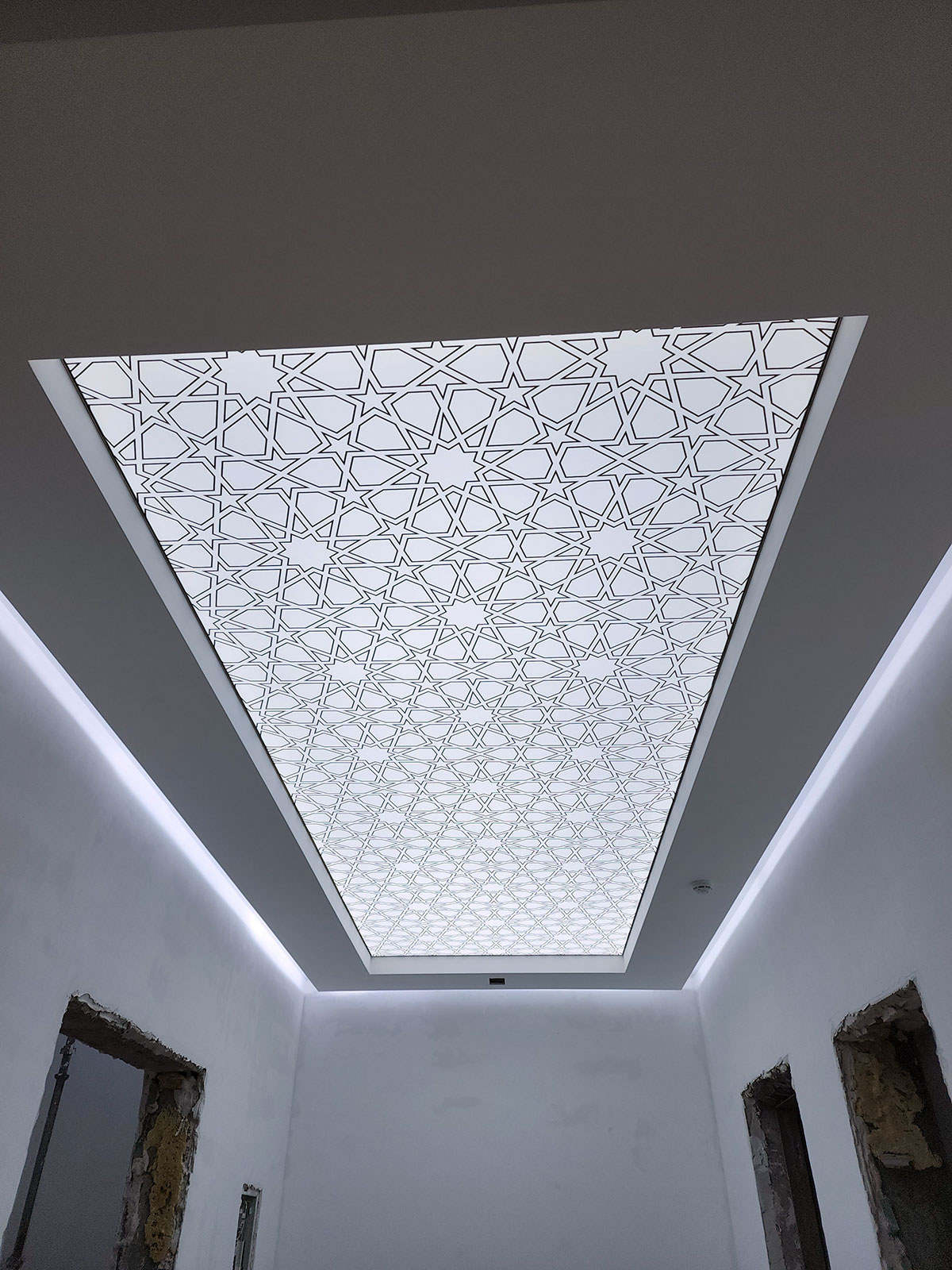 Art wallpaper will decorate the premises