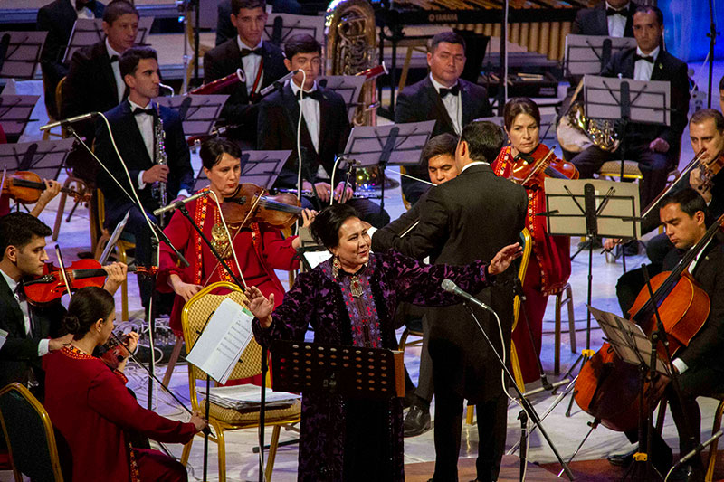 Concert of the Turkmen State Symphony Orchestra