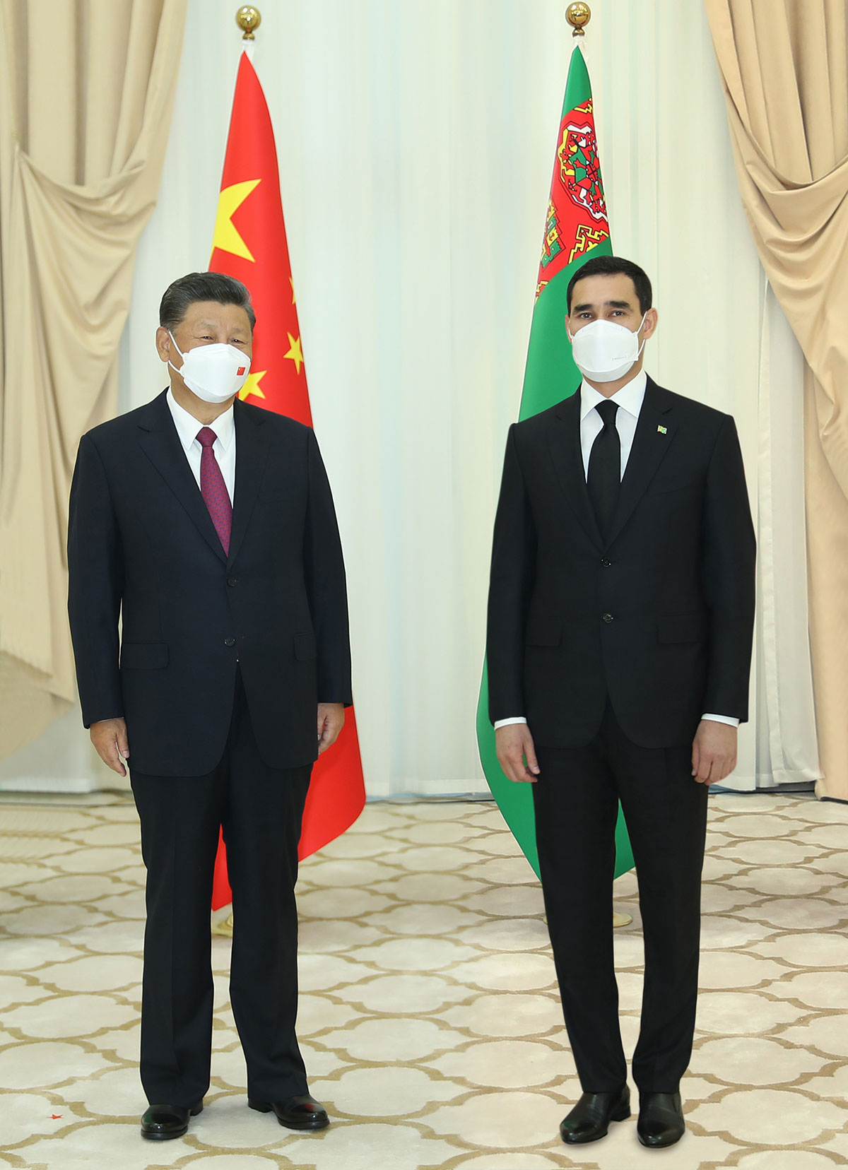 Встреча Президента Туркменистана с Председателем Китайской Народной Республики