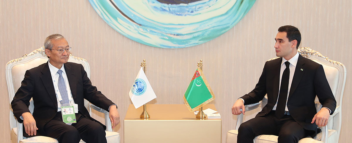 Türkmenistanyň Prezidenti Şanhaý Hyzmatdaşlyk Guramasynyň Baş sekretary bilen duşuşdy