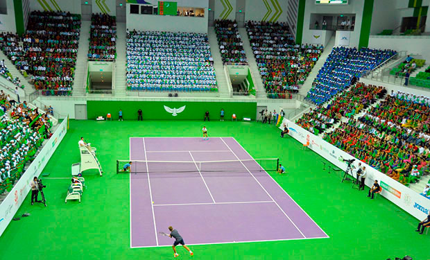 Tennis fans are invited to the courts of the Olympic village