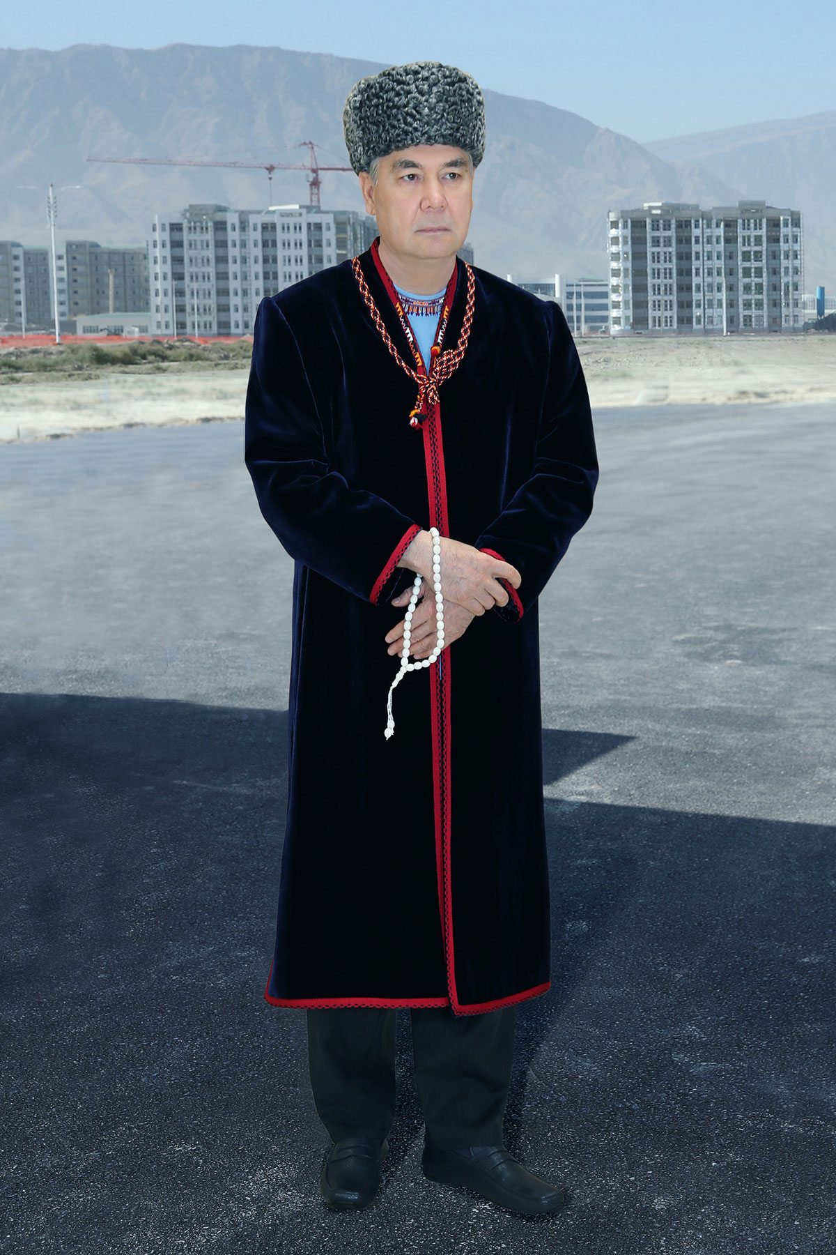 It was given a sadaka on the occasion of determining the site of the construction of a new mosque