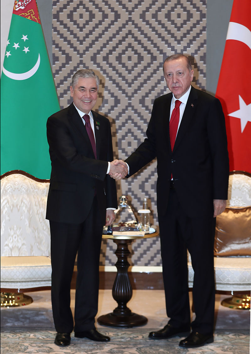 Встреча Председателя Халк Маслахаты Милли Генгеша Туркменистана с Президентом Турецкой Республики