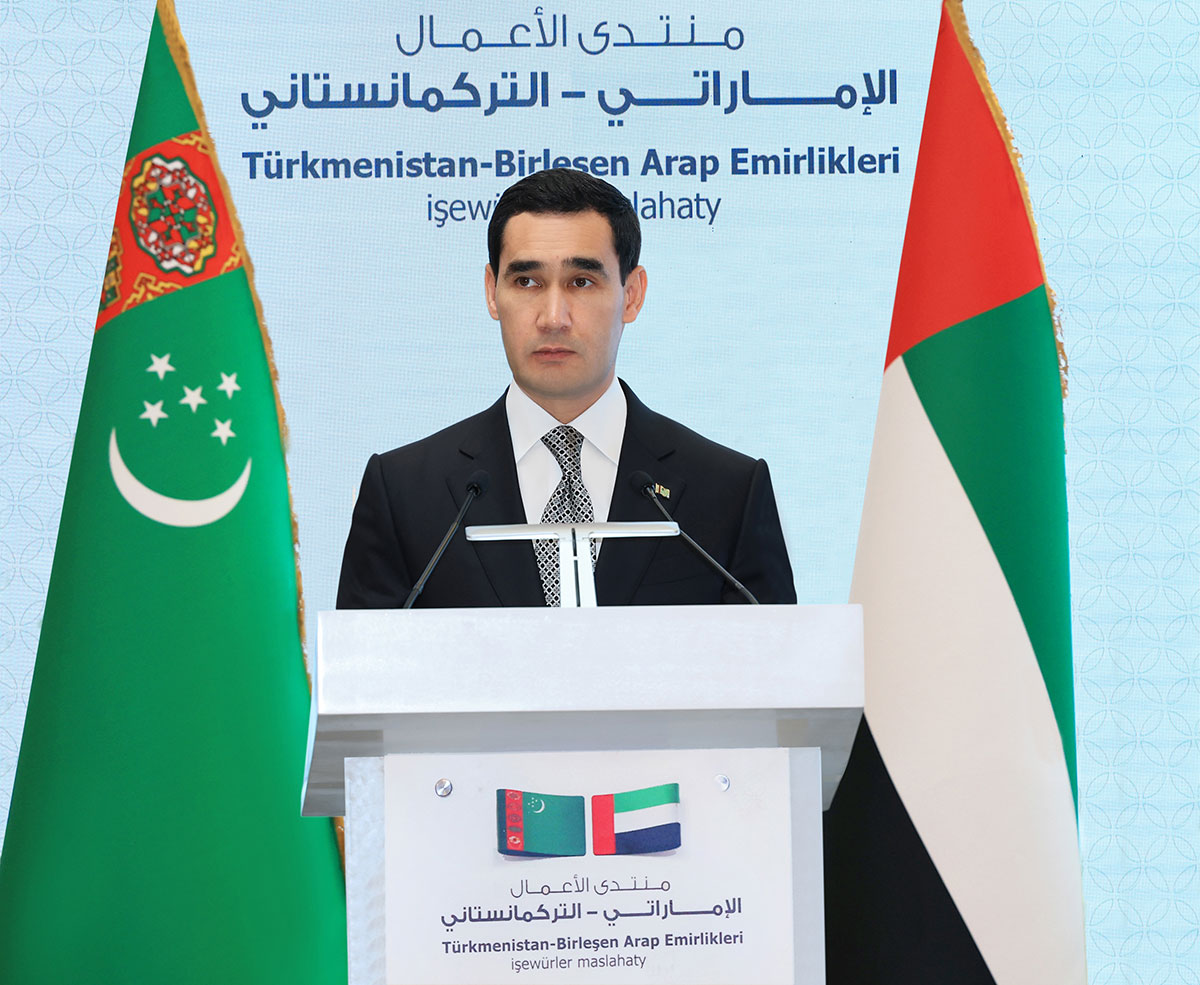 The official visit of the President of Turkmenistan to the United Arab Emirates finalized