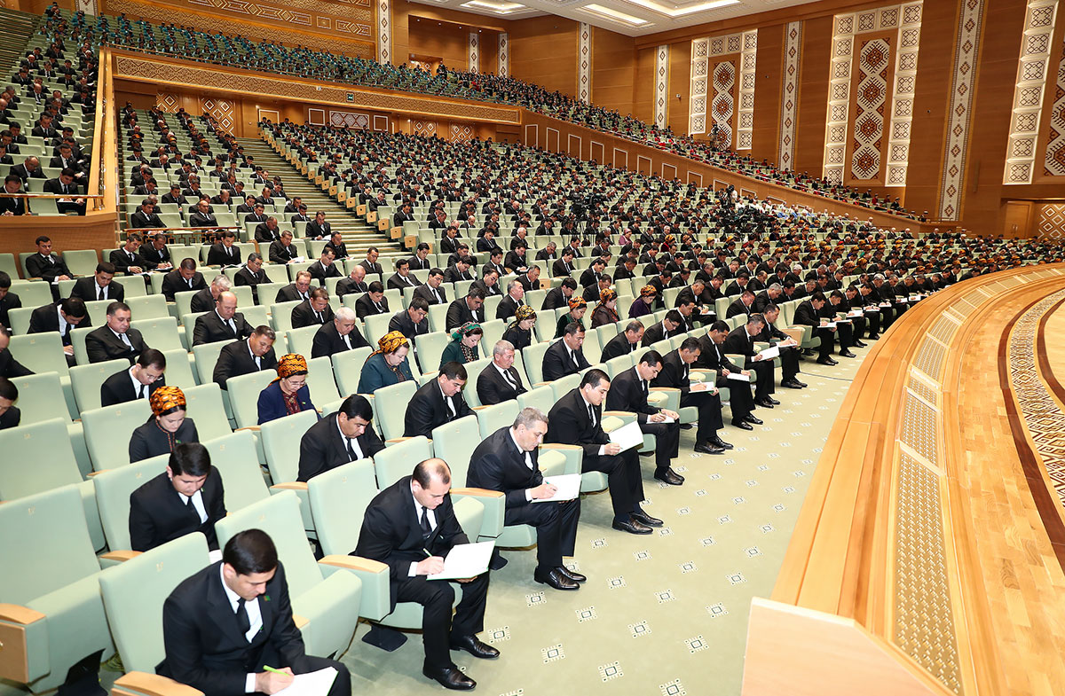 Meeting of the Halk Maslakhaty of the Milli Gengesh of Turkmenistan