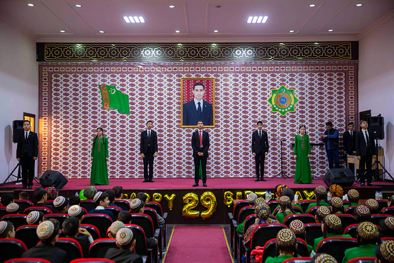 A festive concert was held at the Ashgabat specialized boarding school