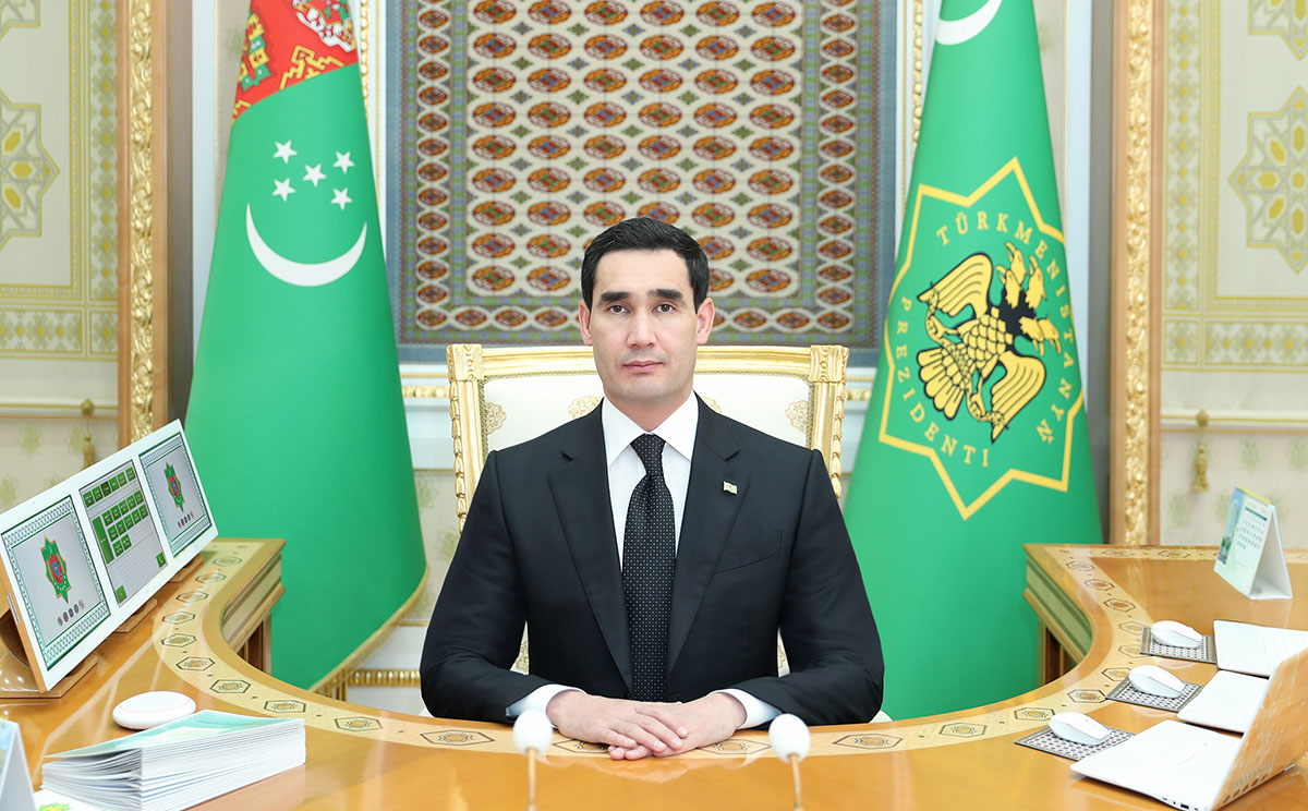 The meeting of the Cabinet of Ministers of Turkmenistan