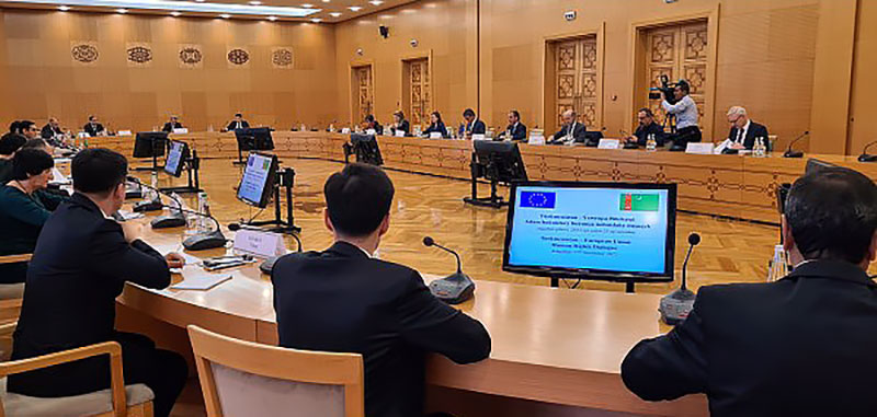 In the MFA of Turkmenistan was held the meeting of the Human Rights Dialogue "Turkmenistan - European Union"