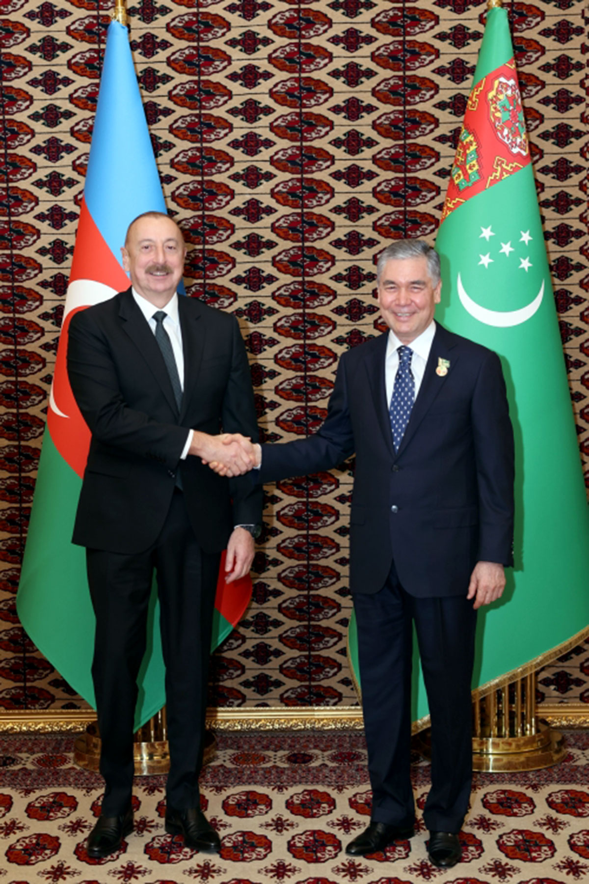 The meeting of the Chairman of the Khalk Maslakhaty of the Milli Gengesh of Turkmenistan with the President of the Republic of Azerbaijan