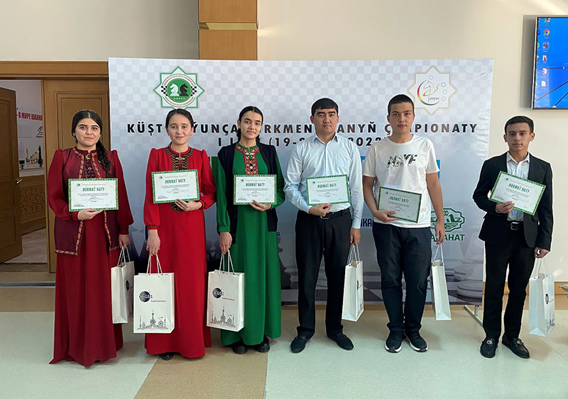 Определились победители первой лиги чемпионата Туркменистана по шахматам