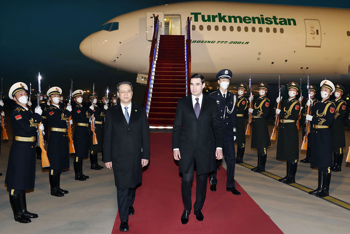 Türkmenistanyň Prezidentiniň Hytaý Halk Respublikasyna döwlet sapary başlandy